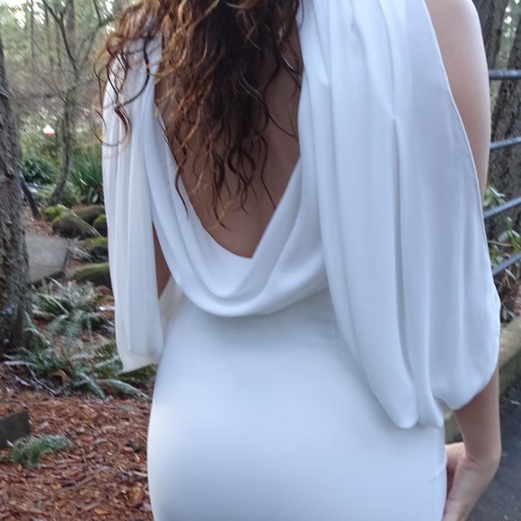 Halston Heritage White Long Dress / Wedding Dress - Picture 13 of 16